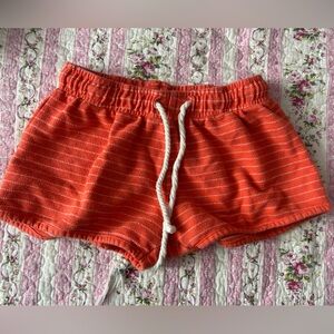 Lagaci Women's Orange Shorts